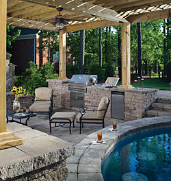 Outdoor Kitchen Ideas Pictures on Outdoor Kitchens  Bbq S   Panama City  Callaway Corners  Fl